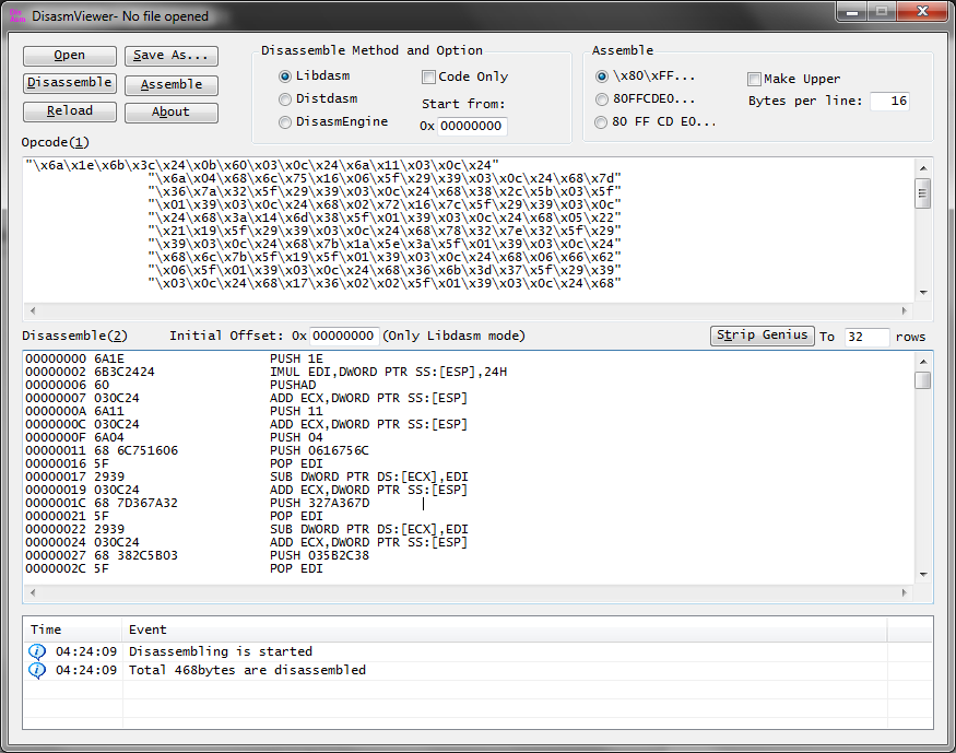 Disasm Viewer
